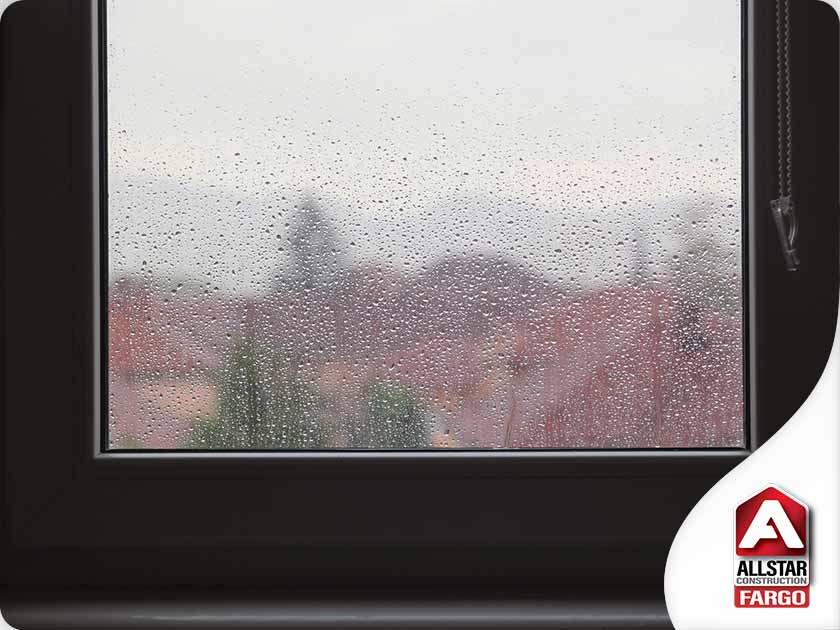 Rainy Window View