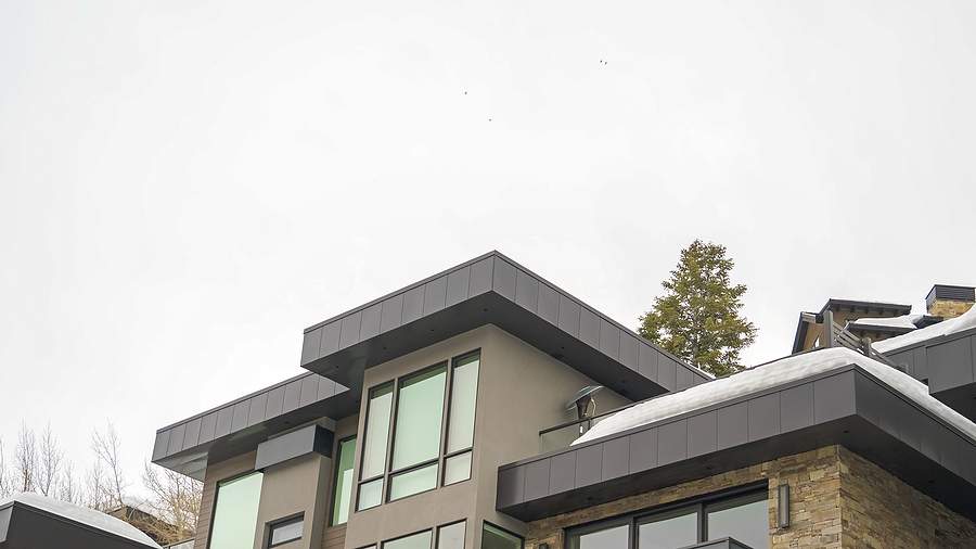 Panorama Modern Home Exterior