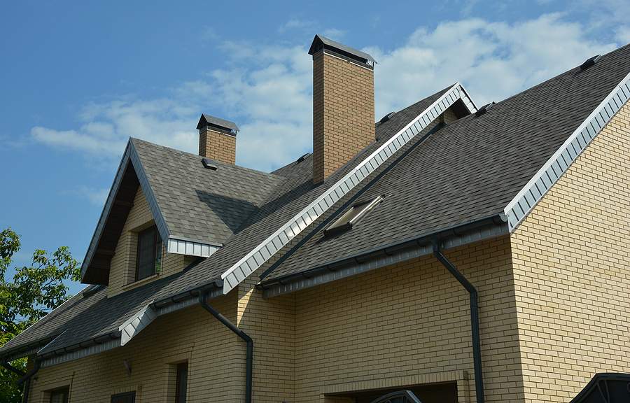 modern roofing home