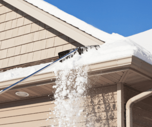 professional roof snow removal