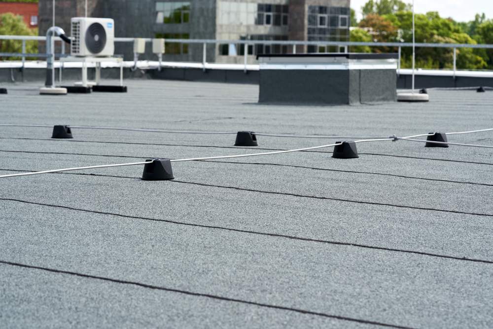 Flat Roof with Safety System