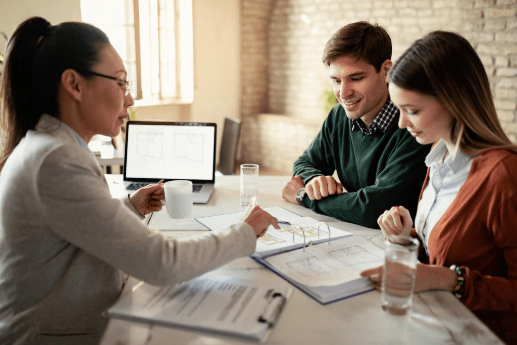 Architect Meeting with Clients