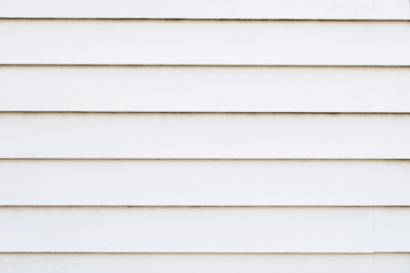 white horizontal siding
